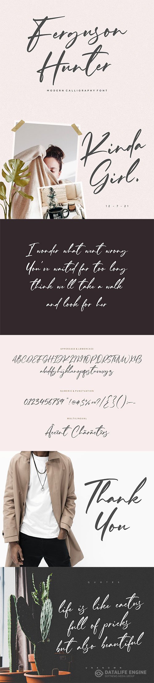 Ferguson Hunter Script Font YH