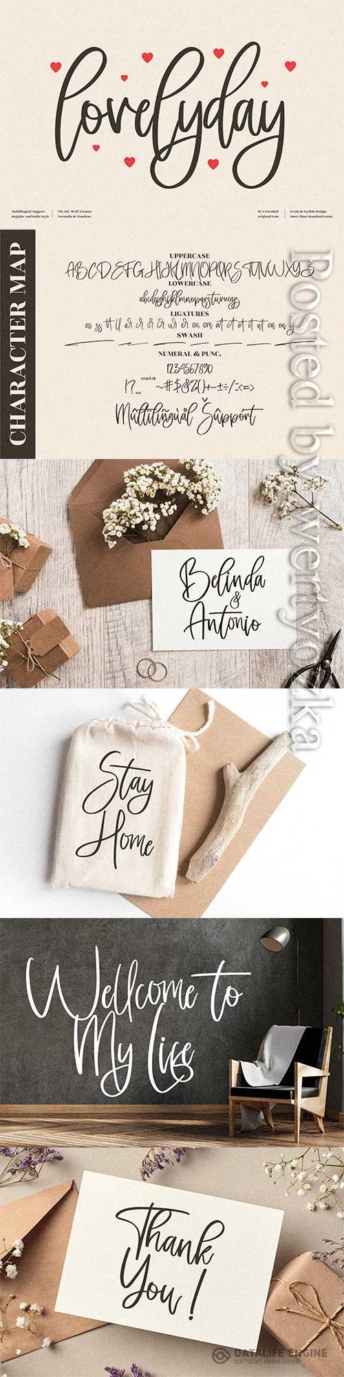 Lovelyday Beautiful Script LS