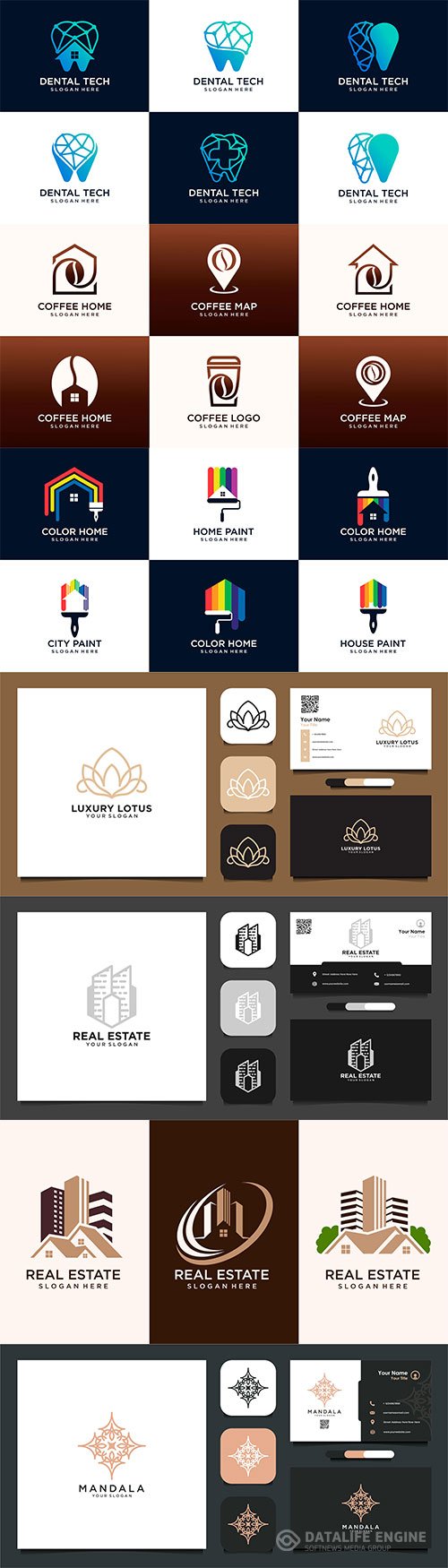 Business card and Logo vector design