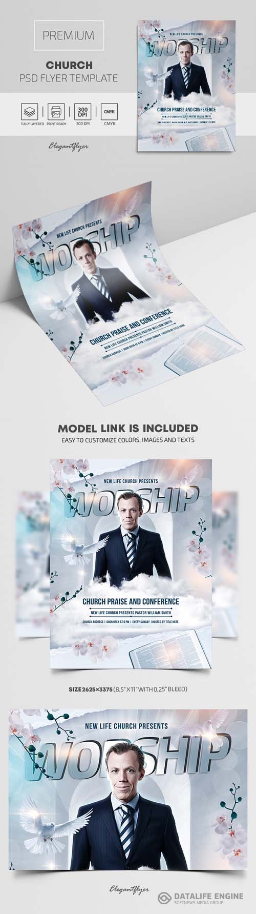 Church Premium PSD Flyer Template