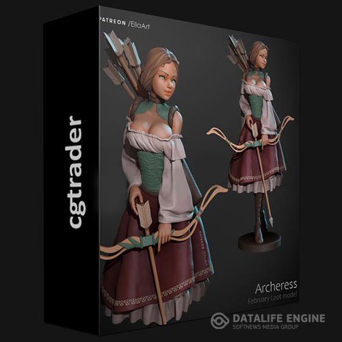CGTRADER ARCHERESS 3D PRINT MODEL