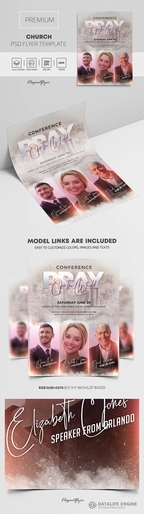 Church Premium PSD Flyer Template