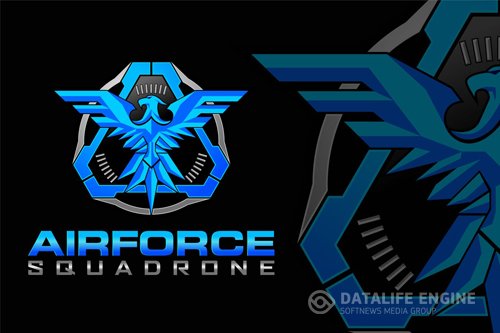 Tactical military eagle logo design templates