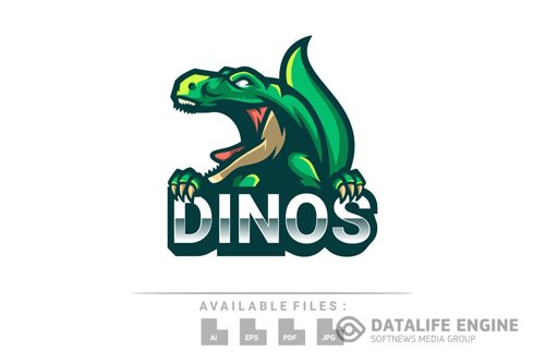 Dinos Logo Mascot design templates