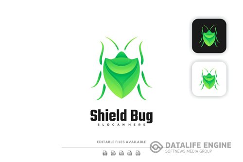 Shield Bug Gradient Logo