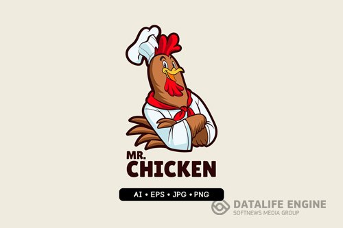 MrChicken - Mascot Logo