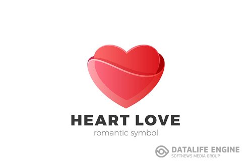 Heart Love Logo Valentines Day Romantic