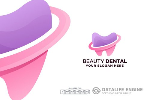 Dental Gradient Logo Template