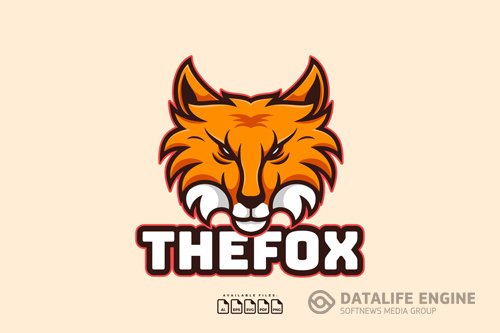 HEAD OF FOX LOGO