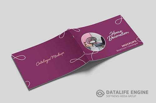 Landscape Brochure and Catalog Mockups