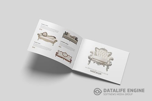 Landscape Brochure and Catalog Mockups