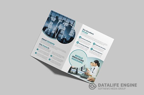 Bifold Brochure Mockup