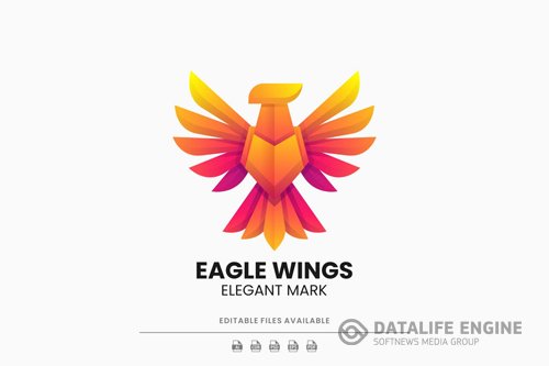 Eagle Gradient Colorful Logo