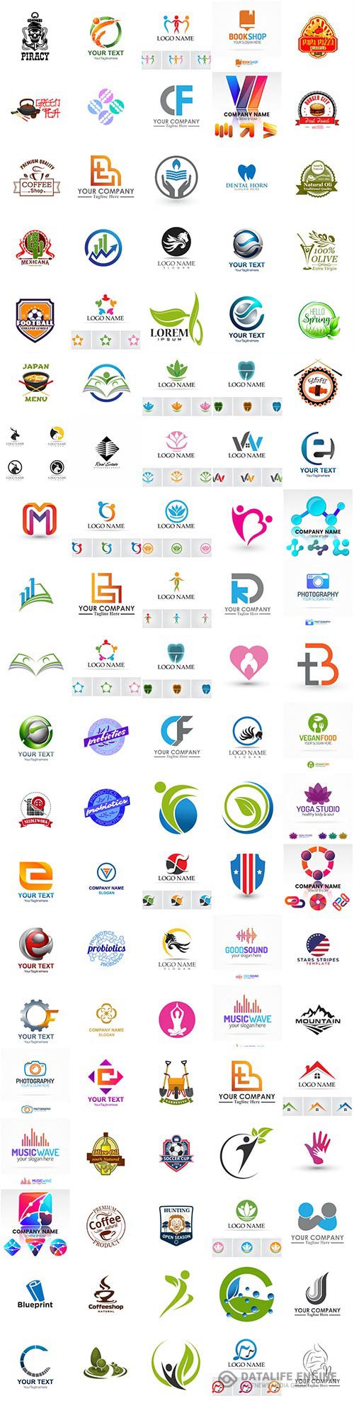 100 Bundle logo  vector design vol 11