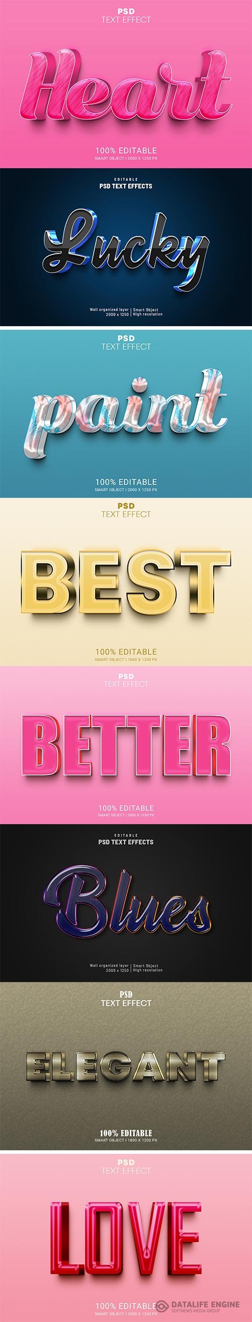 Psd text effect set vol 56