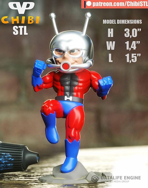 3DXM - Ant-Man Chibi (Marvel)