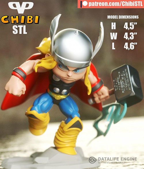 3DXM - Thor Chibi (Marvel)