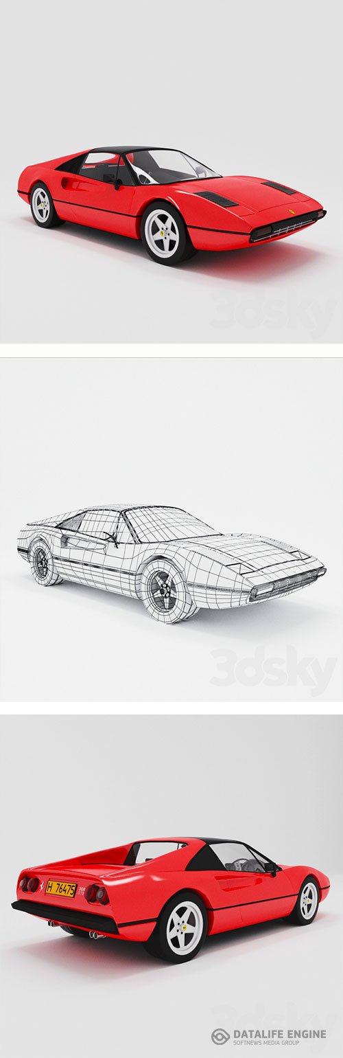 Ferrari car 308 GTB 1975