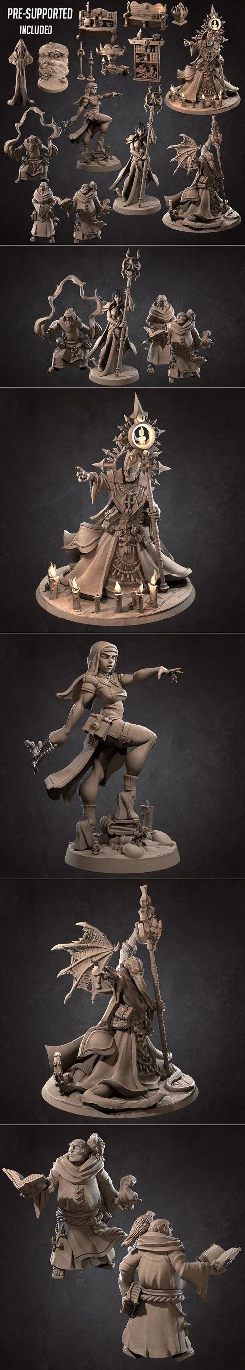 Bite the Bullet Cultists of the Ancients October 2020 – 3D Print