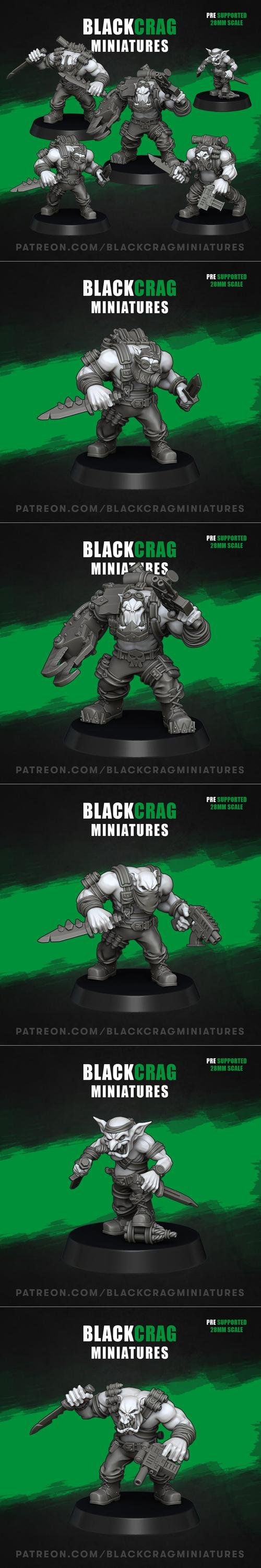 BlackCrag - Orc Special Forces – 3D Print
