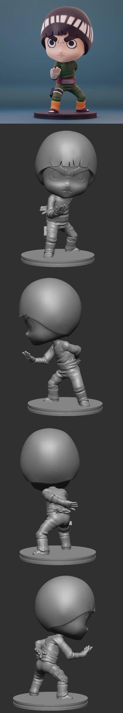 Rock Lee-Naruto – 3D Print