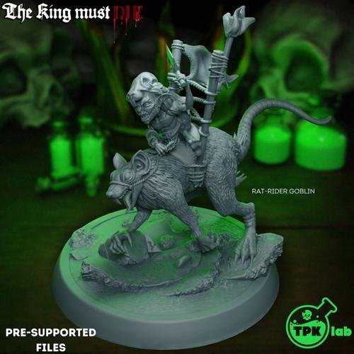 Rat Rider Goblin – 3D Print
