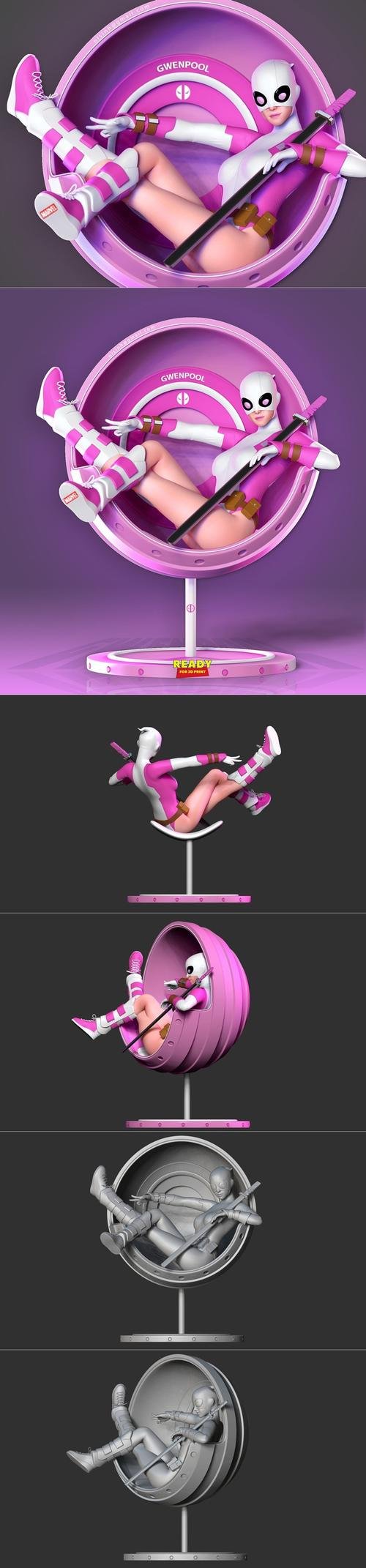 Gwenpool – 3D Print
