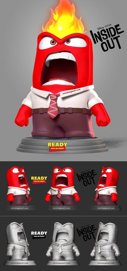 Anger – 3D Print