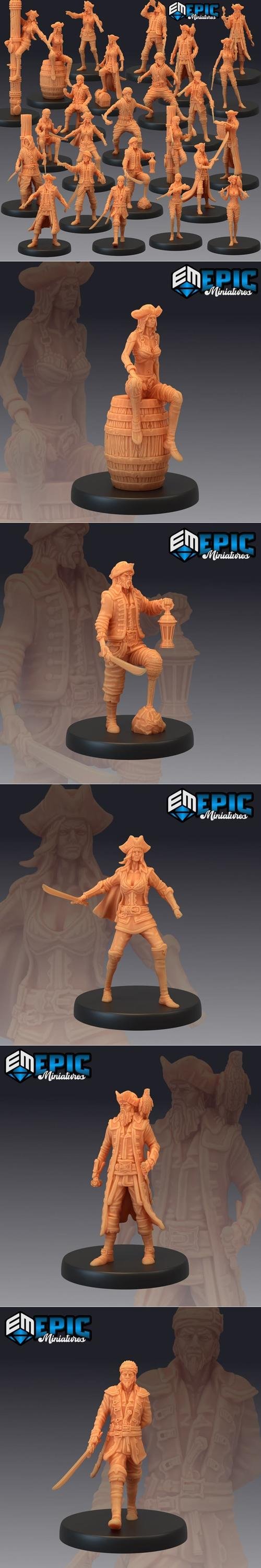 Epic Minis Pirates Voyage – 3D Print
