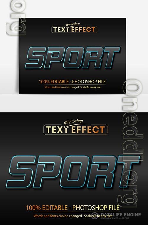 Beautiful Sport text effects