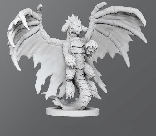 Black Dragon Wyrmling – 3D Print