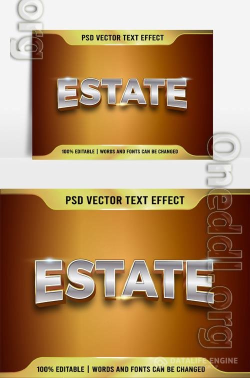 Editable Text effect Estate