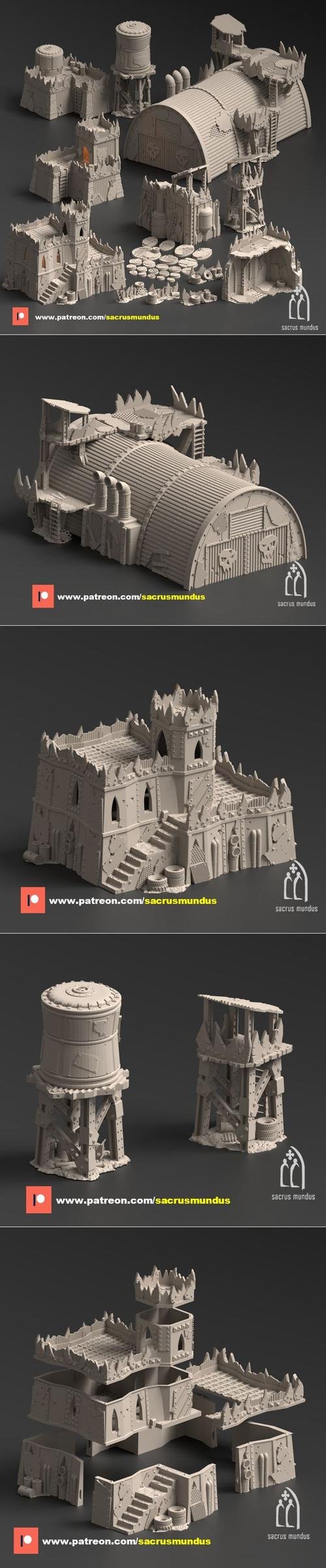 Warpzel-1A Orc Settlement – 3D Print