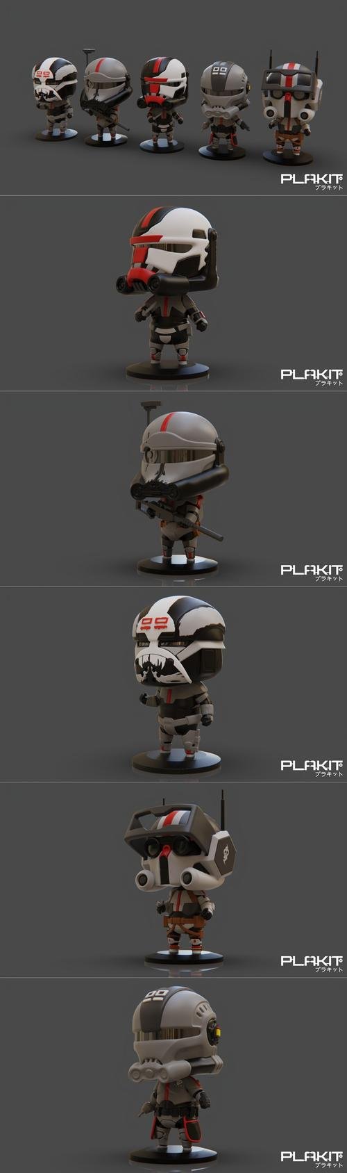 PlaKit StarWars Bad Batch – 3D Print