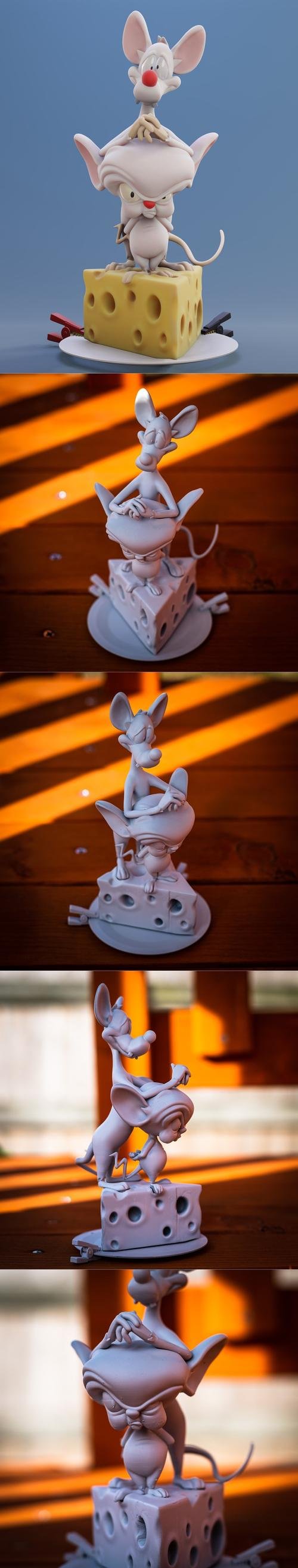 Pink and the Brian – 3D Print