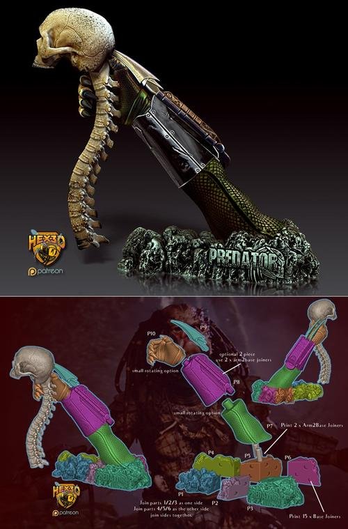 Predator Skul Stand – 3D Print