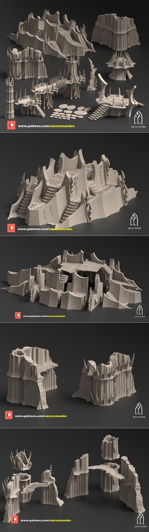Misty Star City – 3D Print