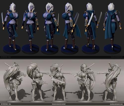 Kira and Fuary – 3D Print