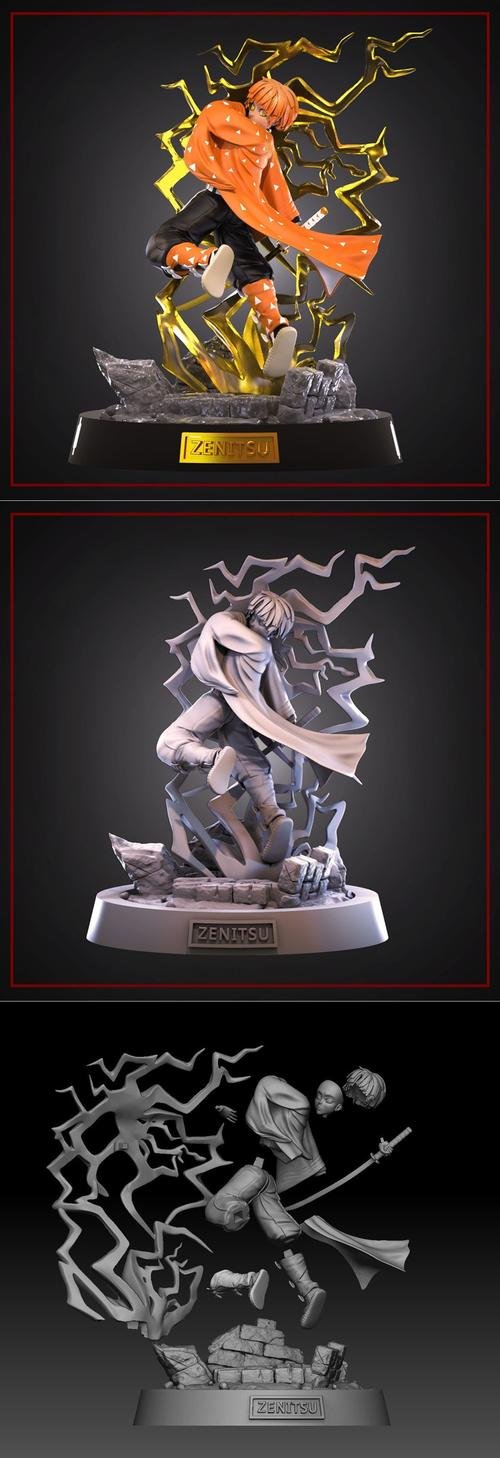 Zenitsu Agatsuma – 3D Print