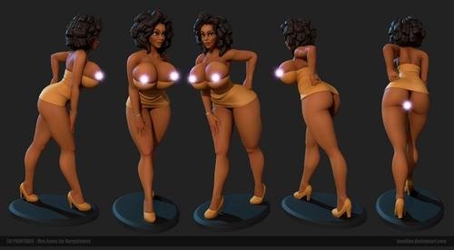 Mrs Amos – 3D Print