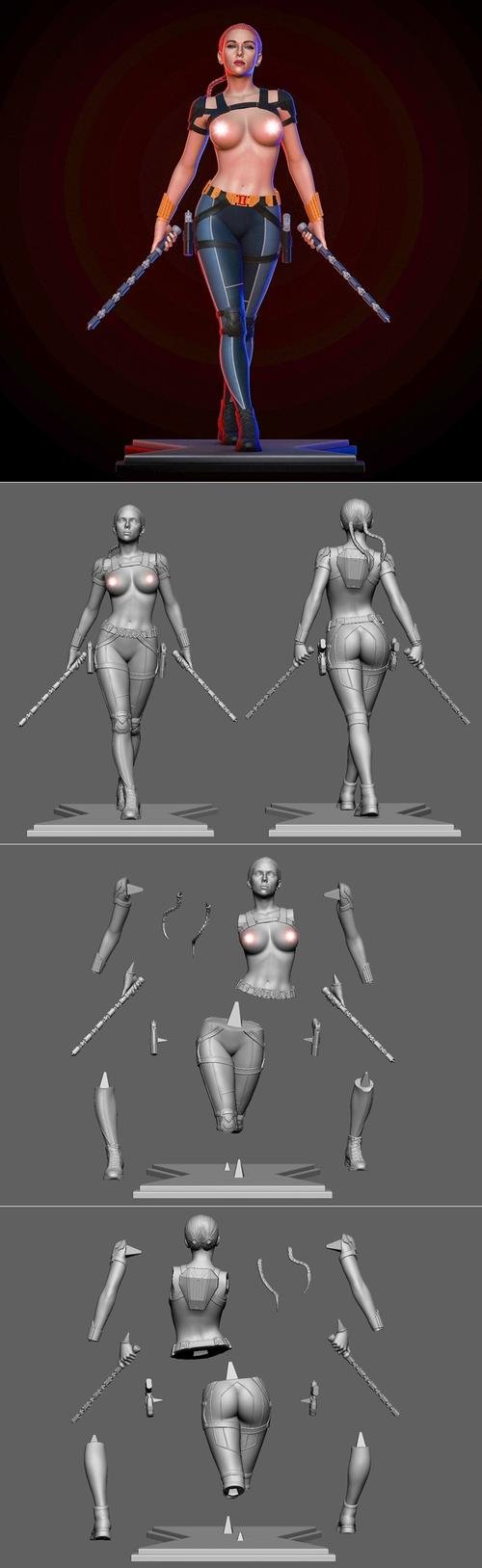 Black Widow NSFW ver – 3D Print