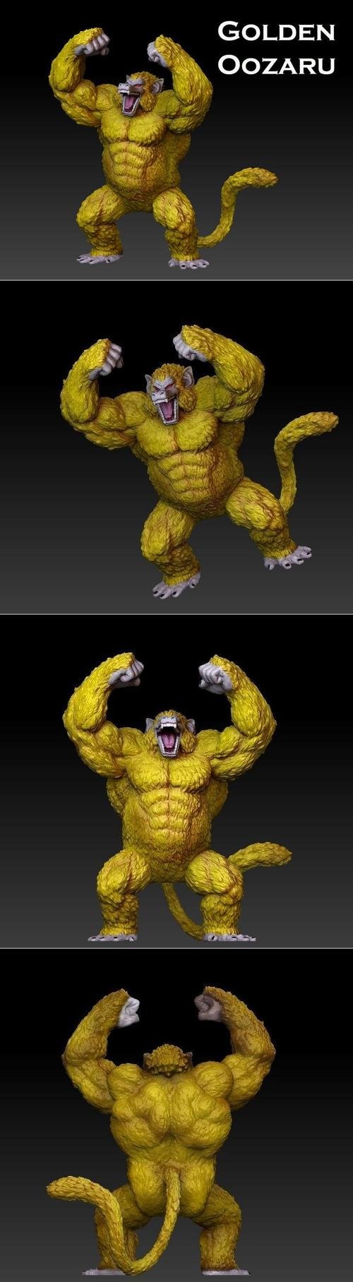Golden Oozaru Dragon Ball – 3D Print