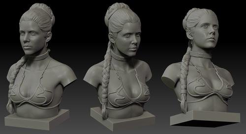 Slave Leia – 3D Print