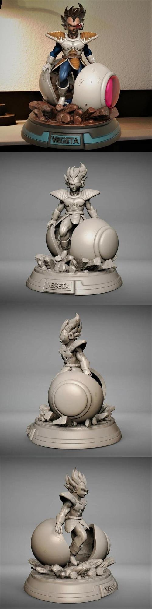 Vegeta in Capsule – 3D Print