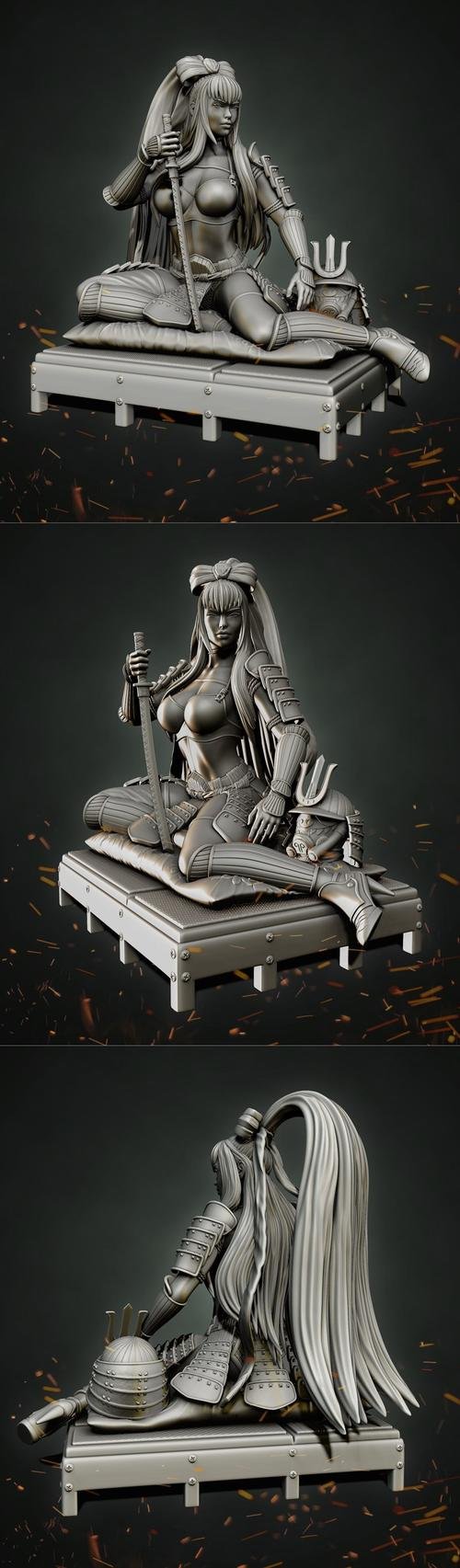 Stormtrooper Samurai Sexy Pose – 3D Print