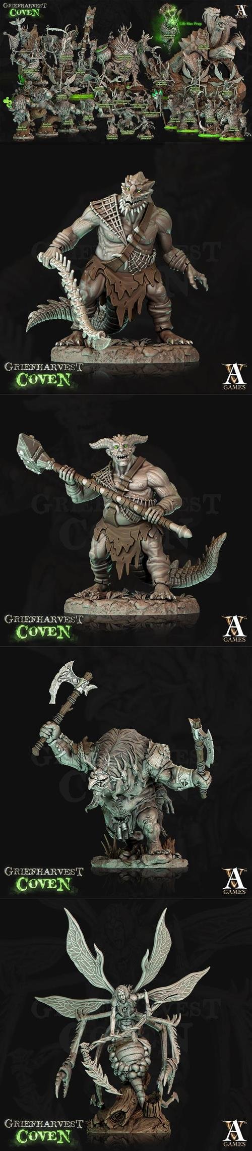 Archvillain Games - Griefharvest Coven September 2022 – 3D Print