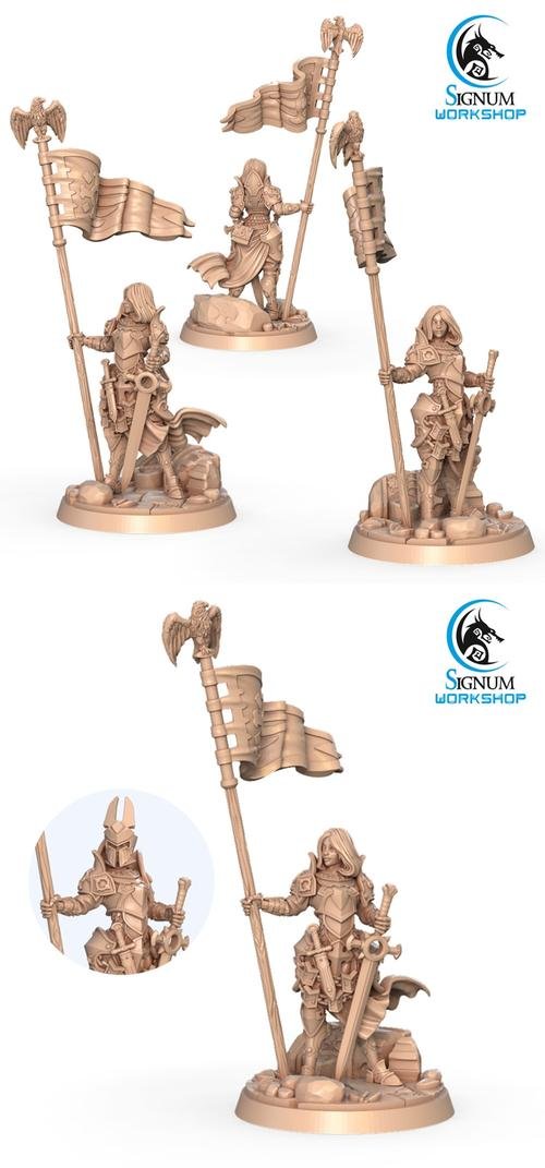 Rena Scilia the Standard Bearer – 3D Print