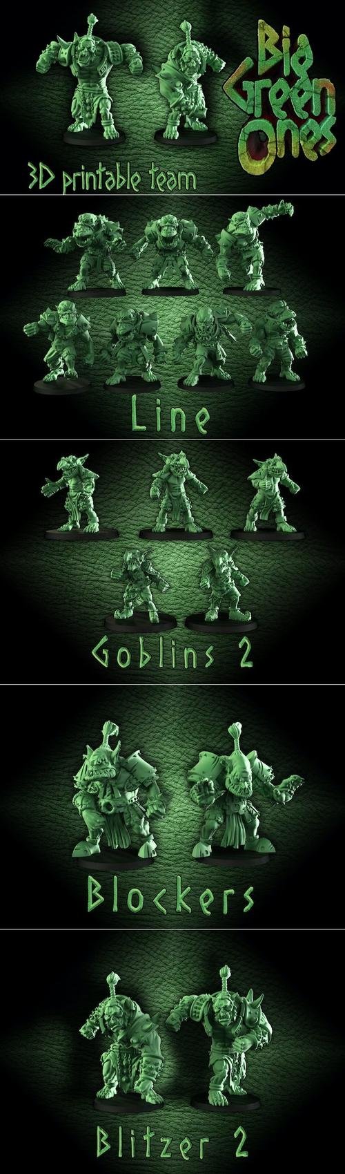 Cross Lances - Big Green Ones – 3D Print