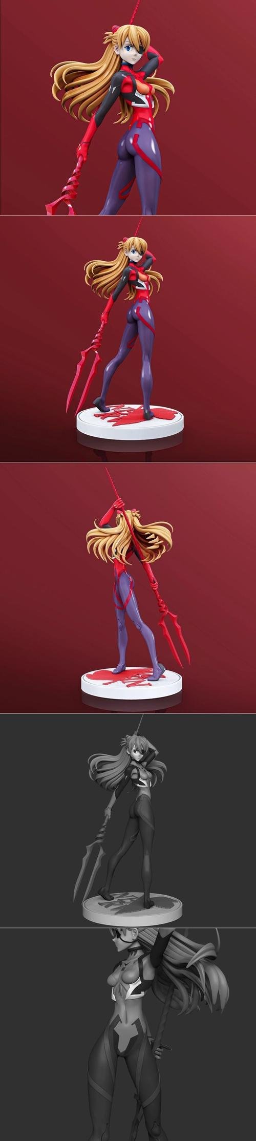 Asuka Langley - Evangelion – 3D Print