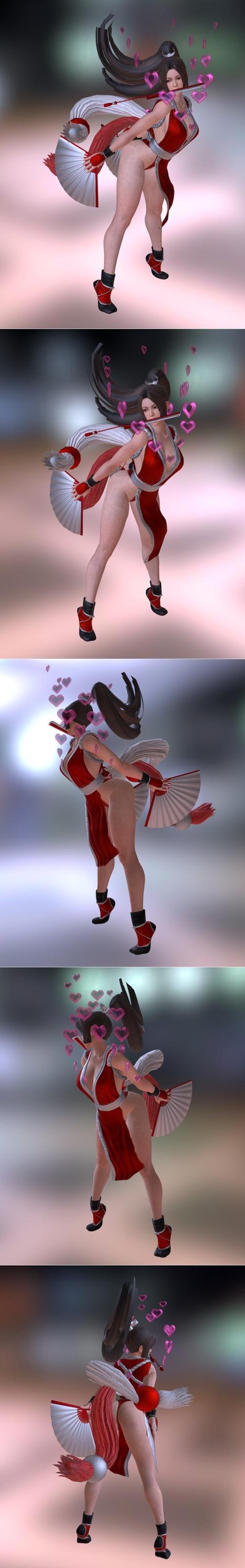 Mai Shiranui (the king of fighters) – 3D Print